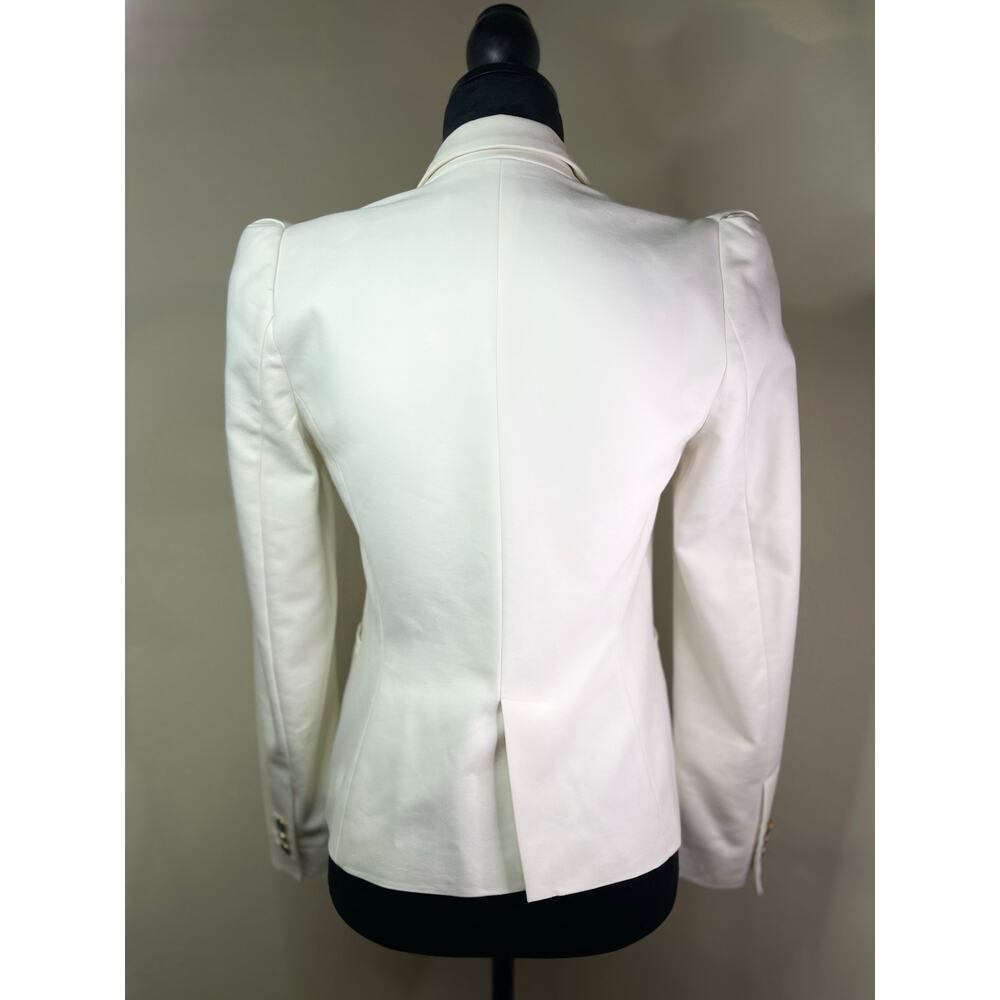 Zara Basic White Jacket Blazer S - image 4
